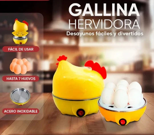 NUEVA GALLINA HERVIDORA DE HUEVOS